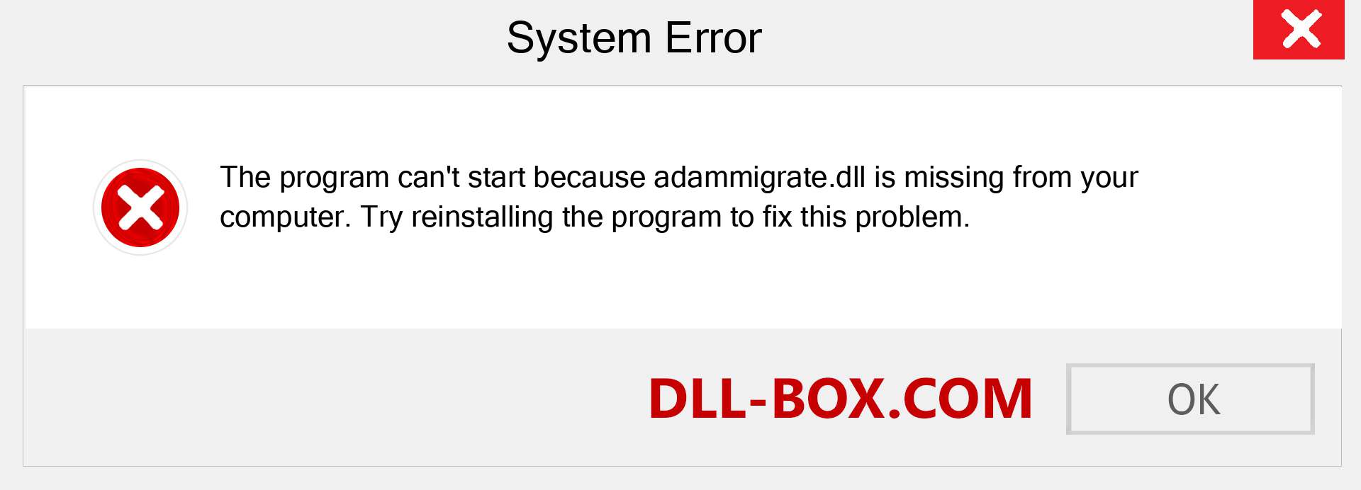  adammigrate.dll file is missing?. Download for Windows 7, 8, 10 - Fix  adammigrate dll Missing Error on Windows, photos, images